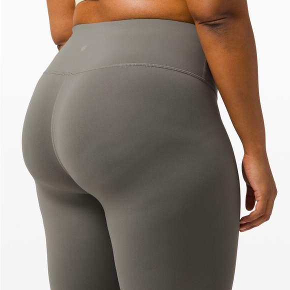 NWOT Lululemon Wunder Under Olive Green Grey Sage Leggings - Picture 4 of 10